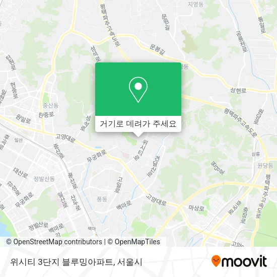 위시티 3단지 블루밍아파트 지도