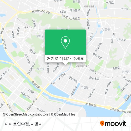 이마트연수점 지도