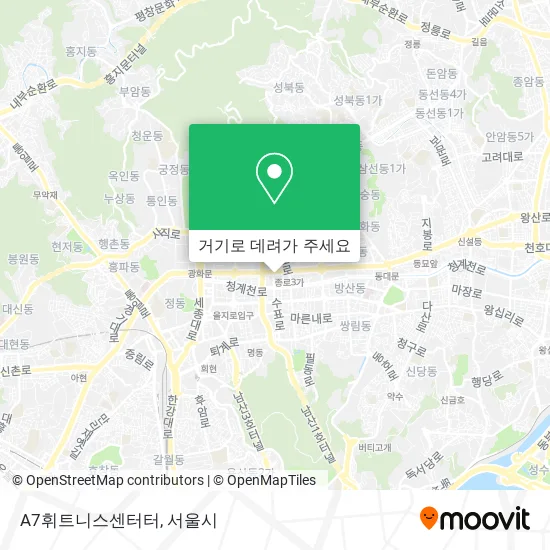 A7휘트니스센터터 지도