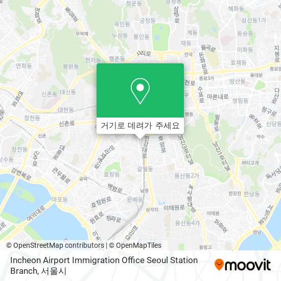 Incheon Airport Immigration Office Seoul Station Branch 지도