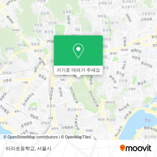 리라초등학교 지도