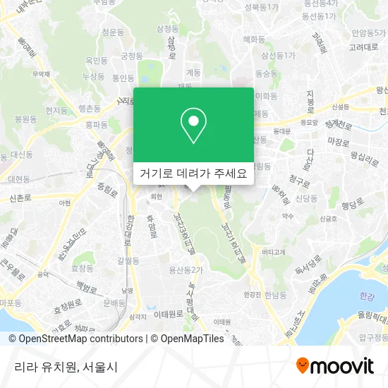리라 유치원 지도