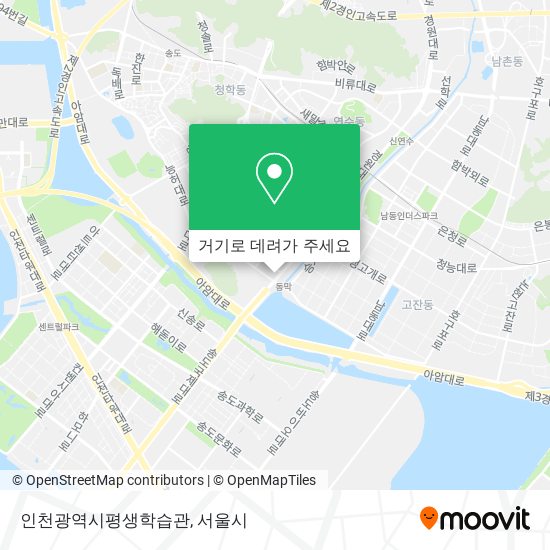 인천광역시평생학습관 지도