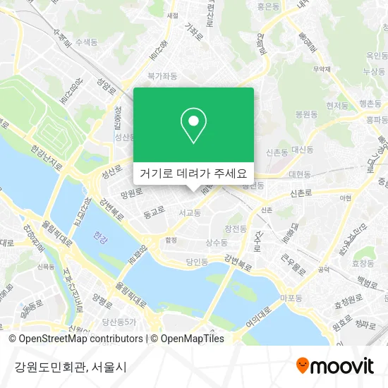 강원도민회관 지도