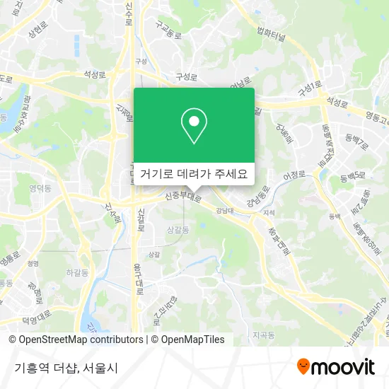 기흥역 더샵 지도