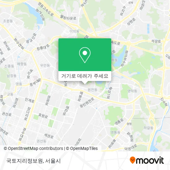 국토지리정보원 지도