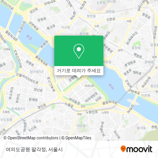 여의도공원 팔각정 지도