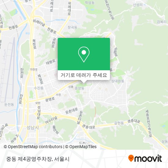 중동 제4공영주차장 지도