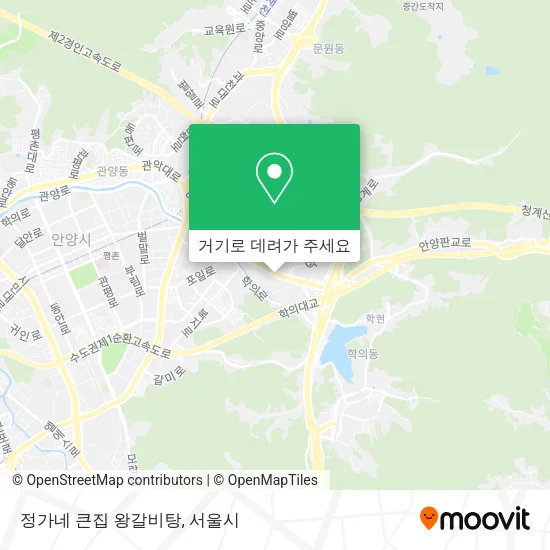 정가네 큰집 왕갈비탕 지도