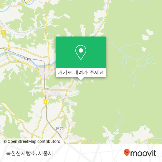 북한산제빵소 지도