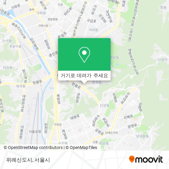 위례신도시 지도