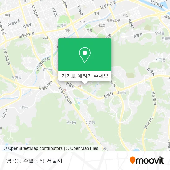 염곡동 주말농장 지도