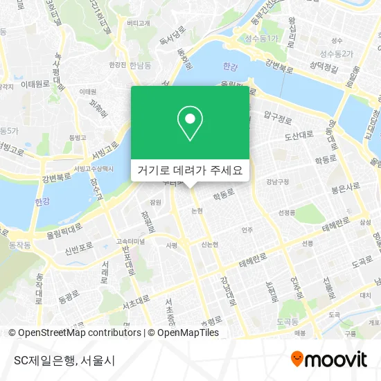 SC제일은행 지도