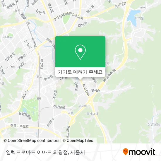 일렉트로마트 이마트 의왕점 지도