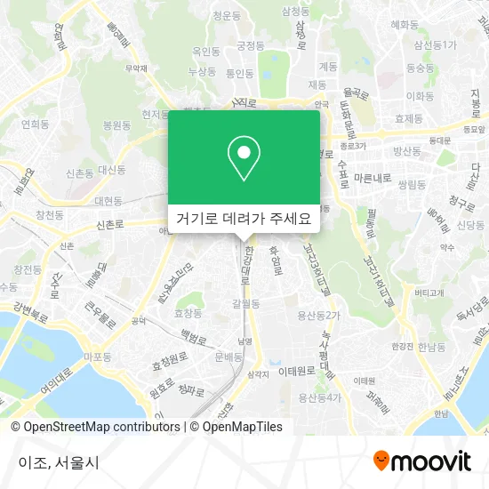 이조 지도