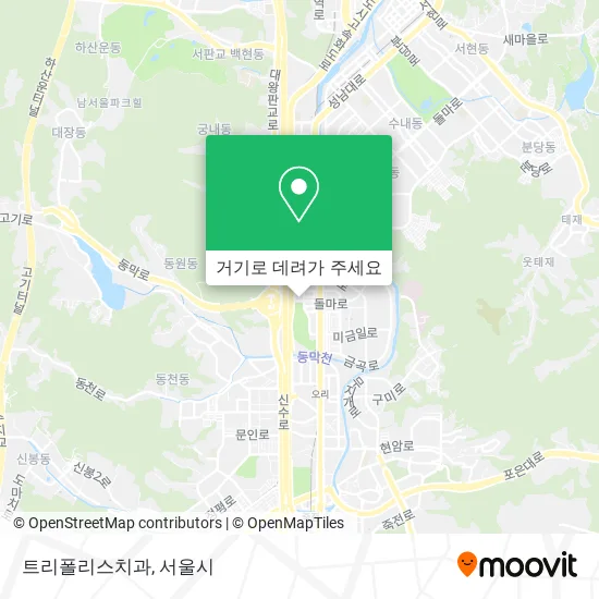 트리폴리스치과 지도