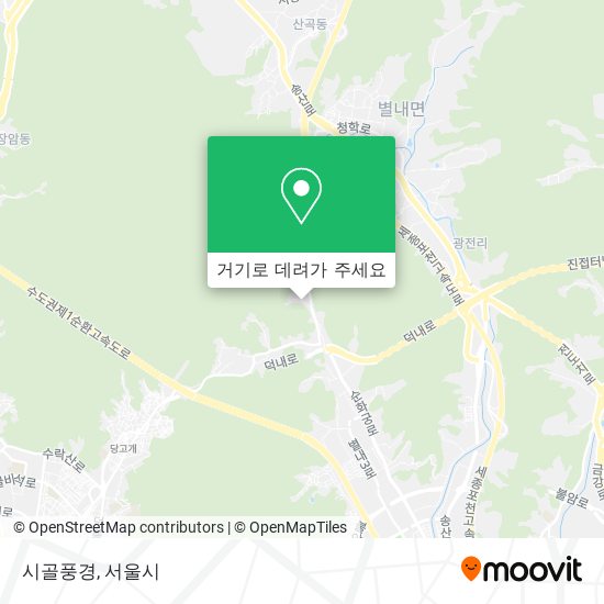 시골풍경 지도