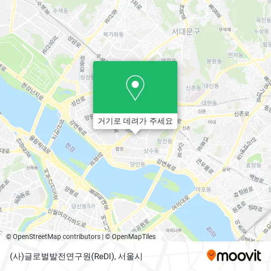 (사)글로벌발전연구원(ReDI) 지도