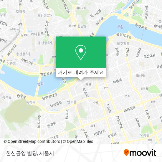 한신공영 빌딩 지도