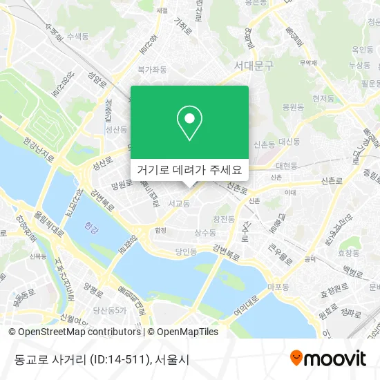 동교로 사거리 (ID:14-511) 지도
