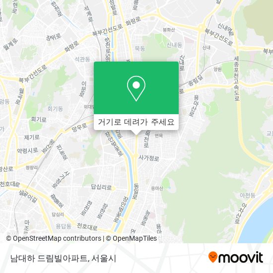 남대하 드림빌아파트 지도