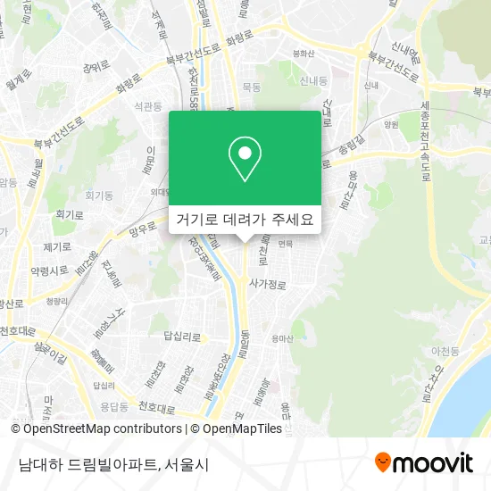 남대하 드림빌아파트 지도