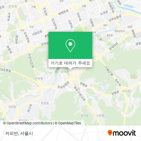 커피빈 지도