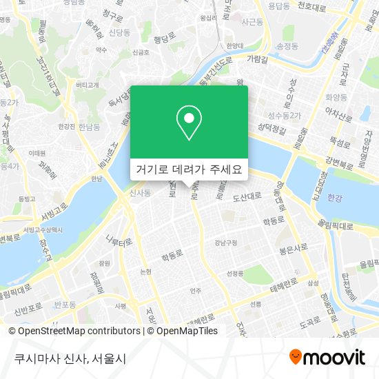쿠시마사 신사 지도
