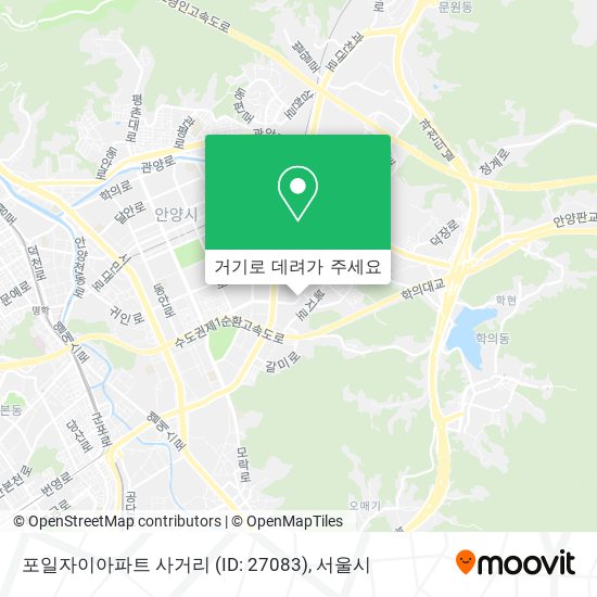 포일자이아파트 사거리 (ID: 27083) 지도