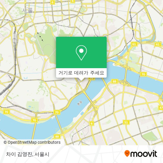 차이 김영진 지도