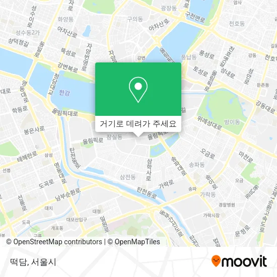 떡담 지도