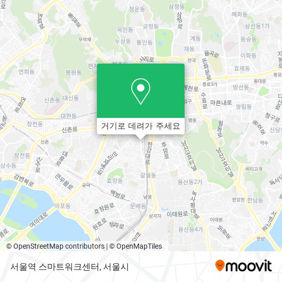 서울역 스마트워크센터 지도