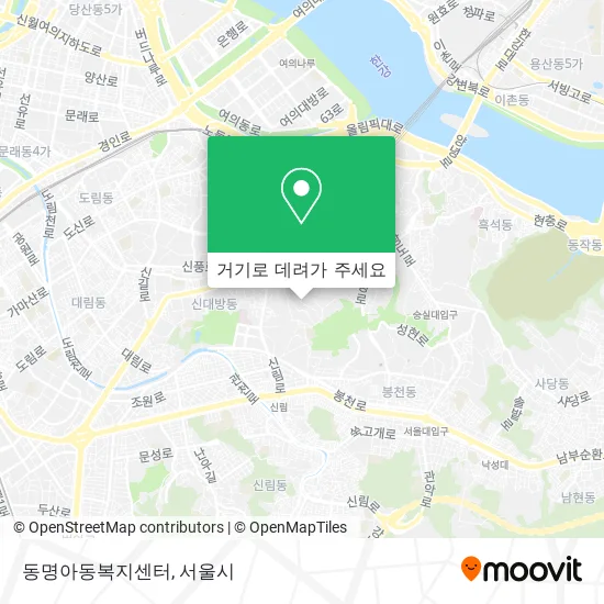 동명아동복지센터 지도