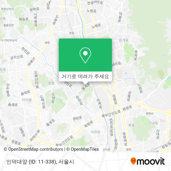 인덕대앞 (ID: 11-338) 지도