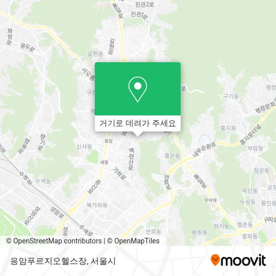 응암푸르지오헬스장 지도