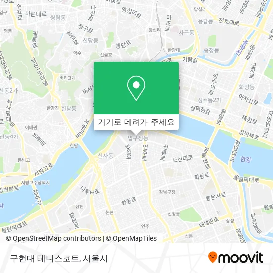 구현대 테니스코트 지도
