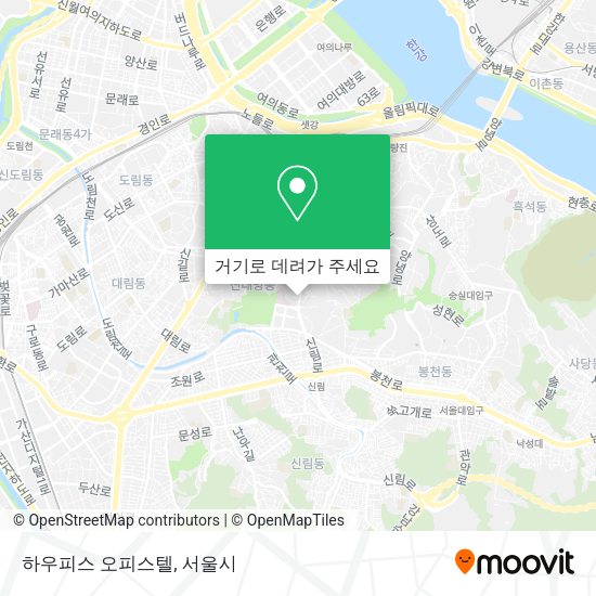 하우피스 오피스텔 지도