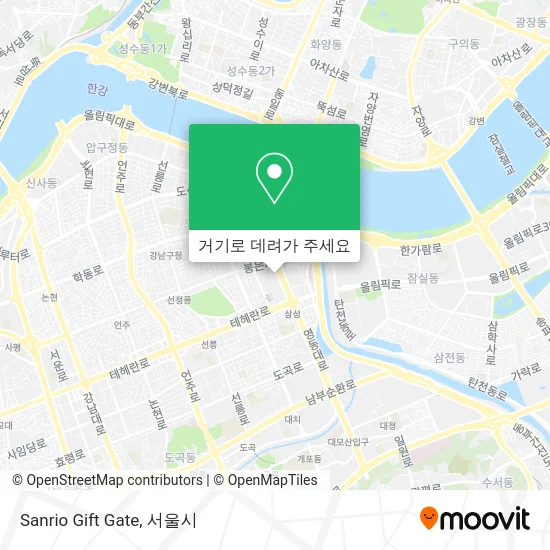 Sanrio Gift Gate 지도
