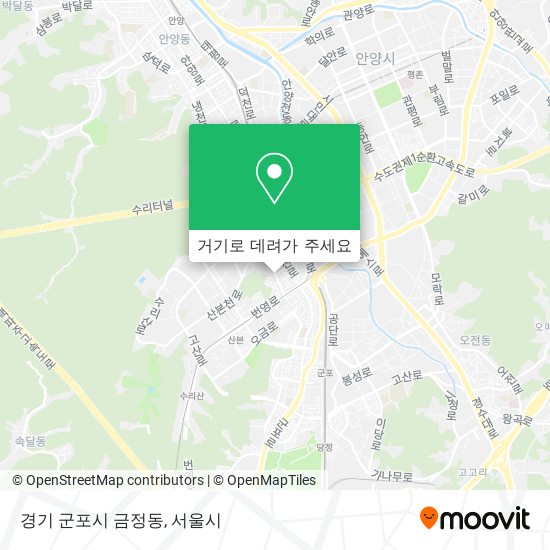 경기 군포시 금정동 지도