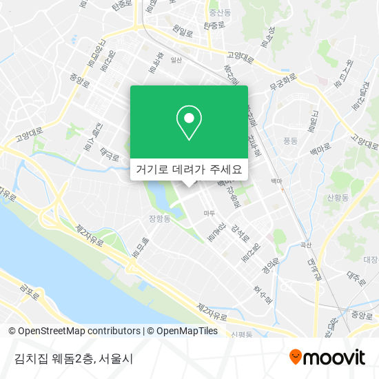 김치집 웨돔2층 지도