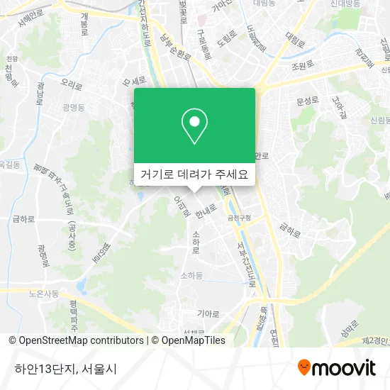 하안13단지 지도