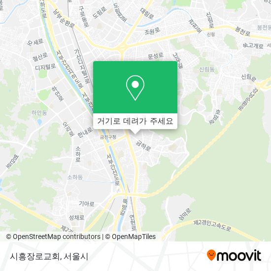 시흥장로교회 지도