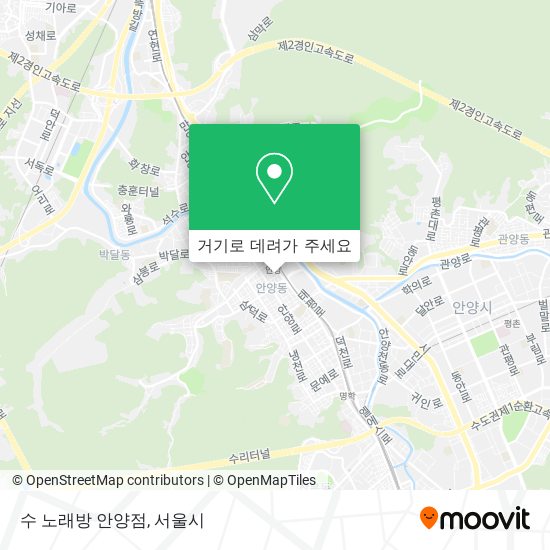 수 노래방 안양점 지도