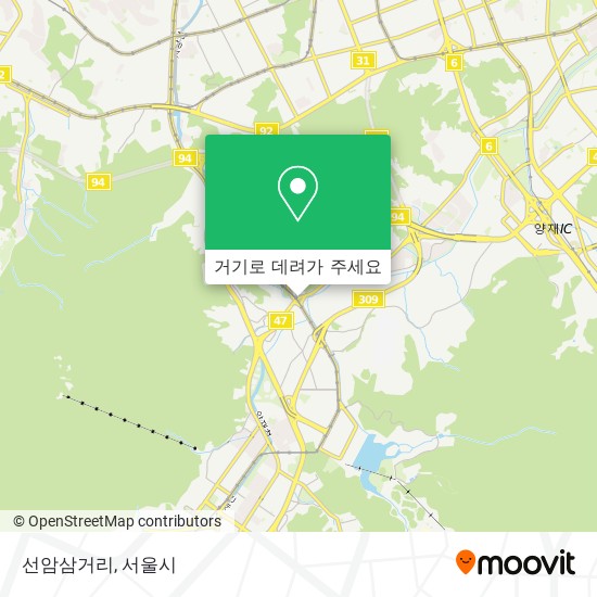 선암삼거리 지도