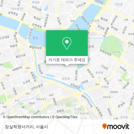 잠실학원사거리 지도