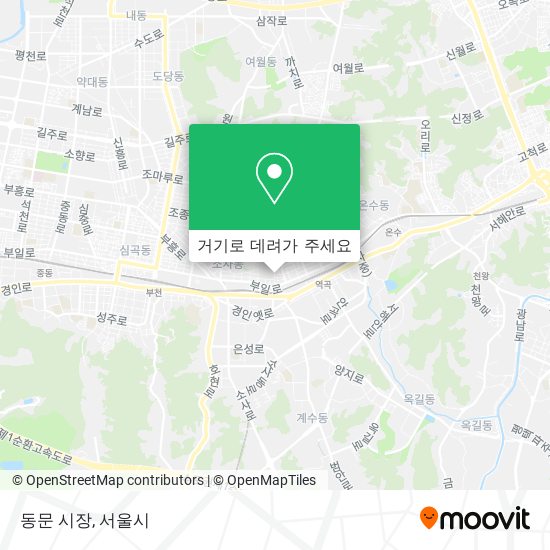 동문 시장 지도