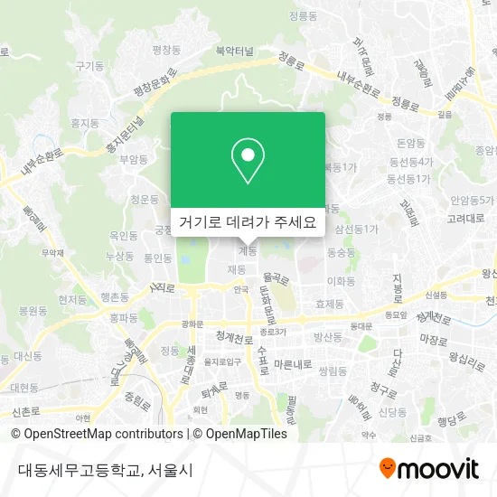 대동세무고등학교 지도