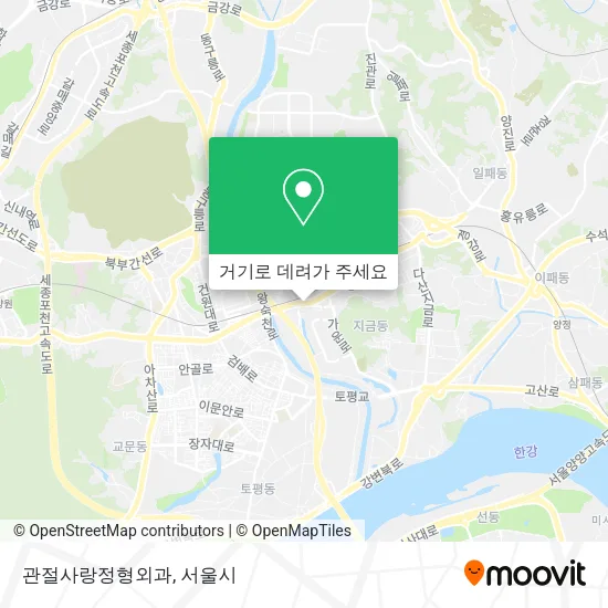 관절사랑정형외과 지도