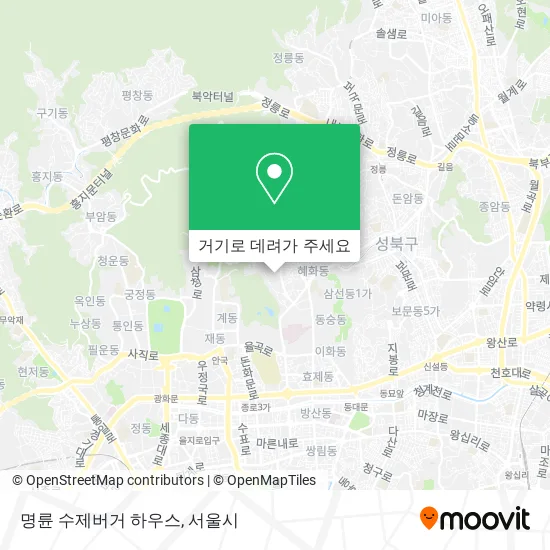 명륜 수제버거 하우스 지도