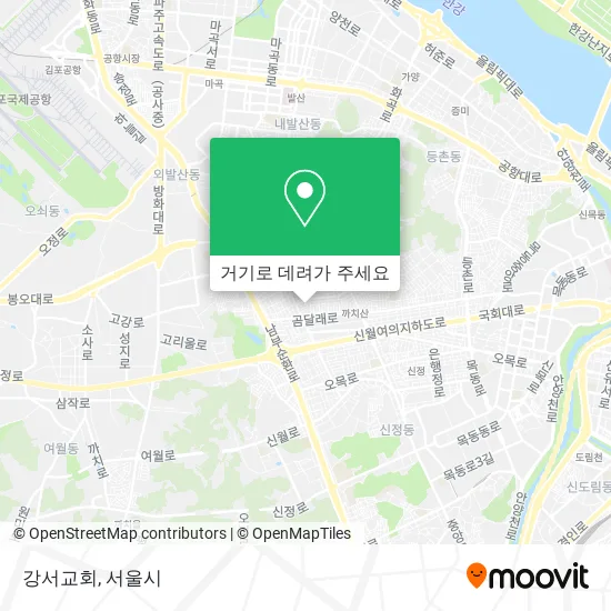 강서교회 지도